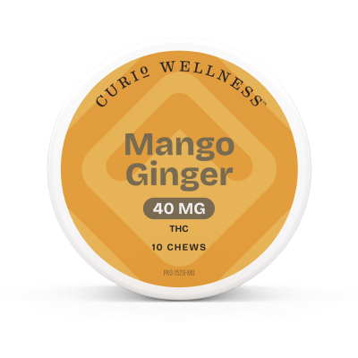 Curio Wellness Mango Ginger edible, medical only
